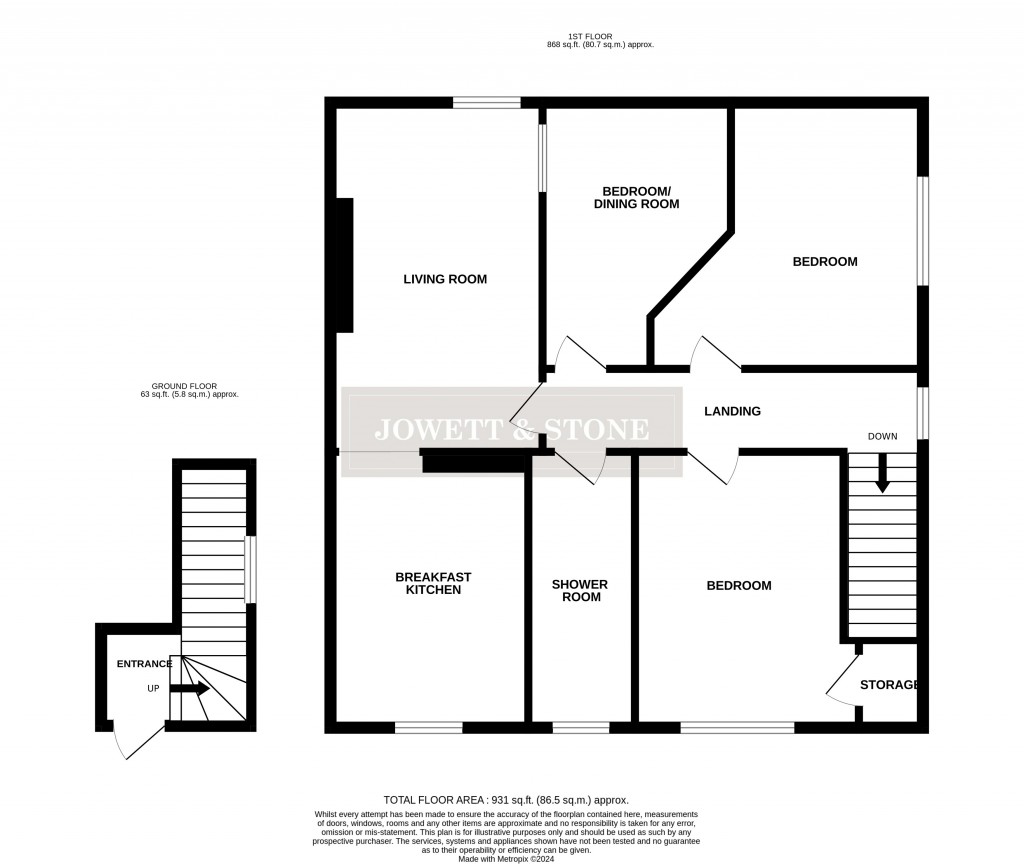 Floorplans For Enderby, Leicester