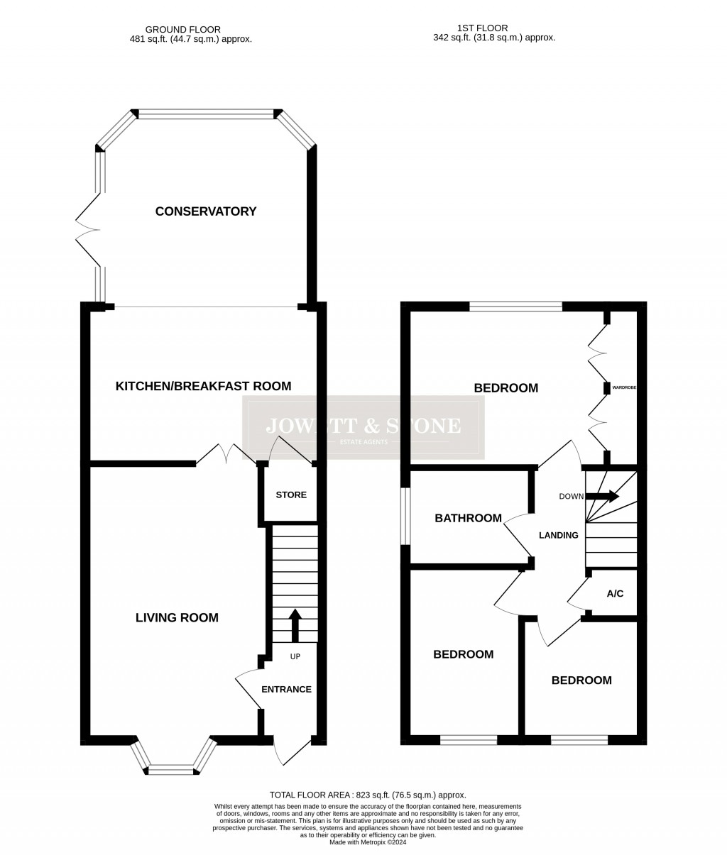 Floorplans For Whetstone, Leicester